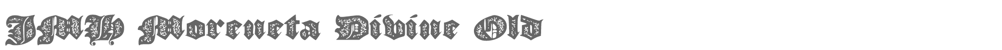 JMH Moreneta Divine JMH Moreneta Divine Old.ttf font preview